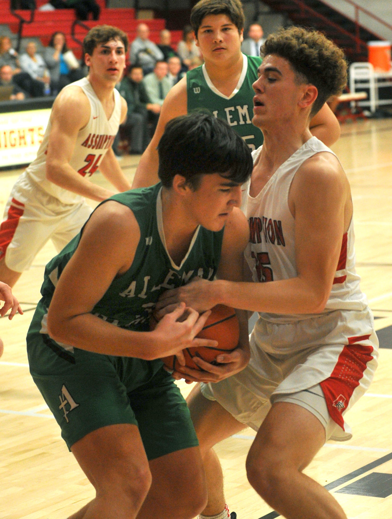 Alleman at Assumption boys basketball